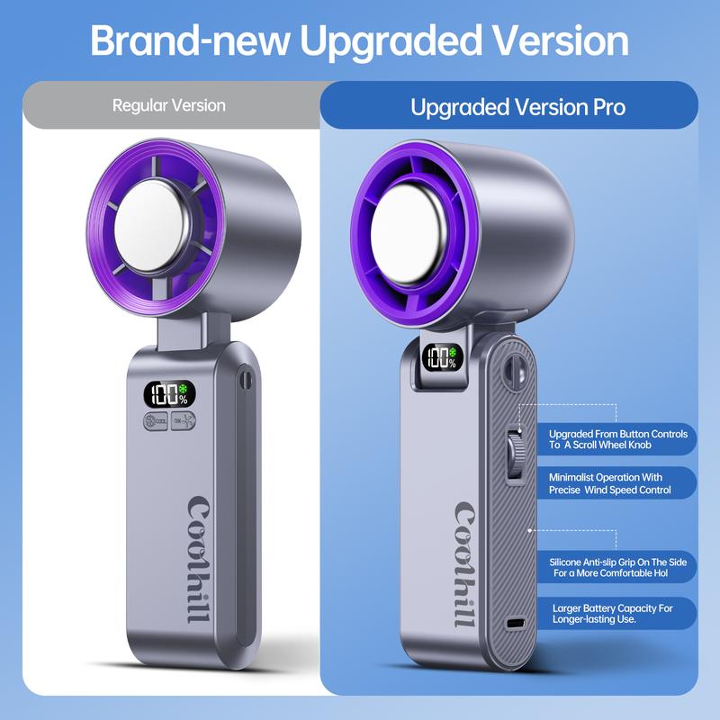 Mini Handheld Fan 120 Speed Portable Bladeless Fans