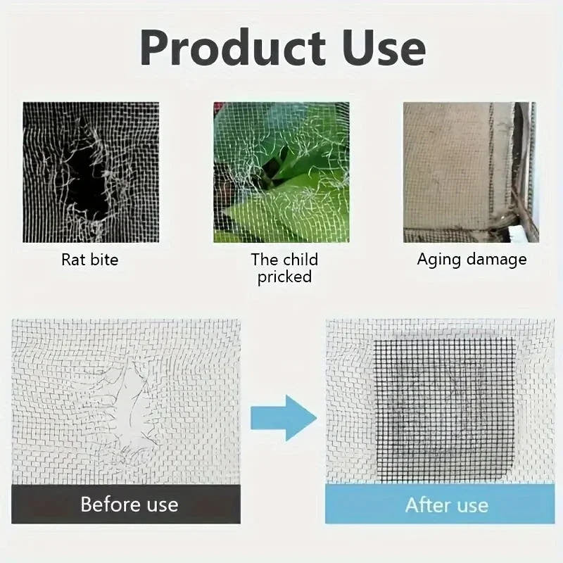 Invisible Tape For Repairing Square Screen Window