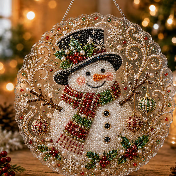 ✨ Diy Christmas Pearl Diamond Art Hanging Ornament Kit | Handmade Holiday Hanging Decor 🎅