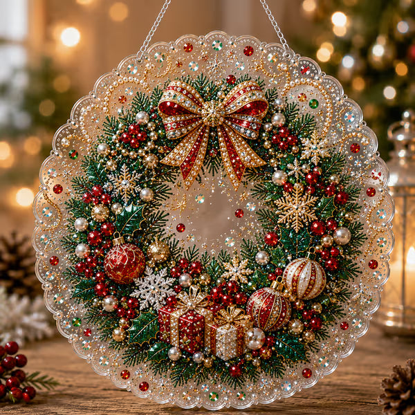 ✨ Diy Christmas Pearl Diamond Art Hanging Ornament Kit | Handmade Holiday Hanging Decor 🎅