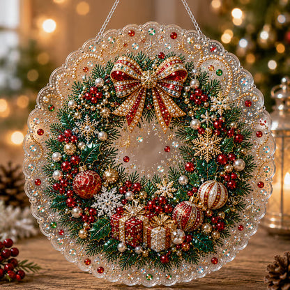 ✨ Diy Christmas Pearl Diamond Art Hanging Ornament Kit | Handmade Holiday Hanging Decor 🎅