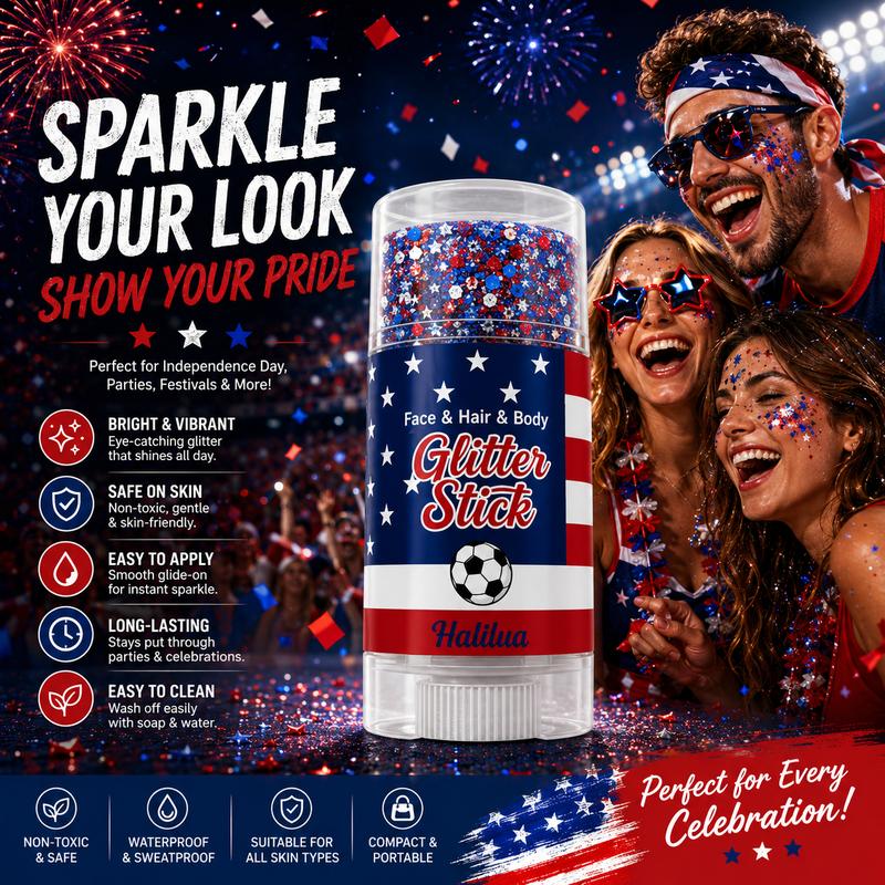 4th of July Glitter Stick