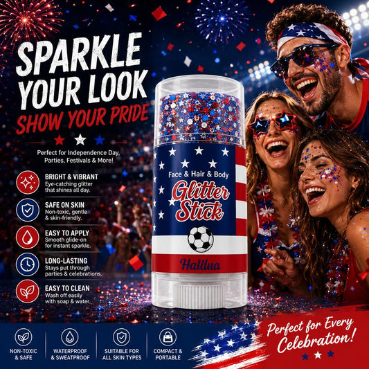 4th of July Glitter Stick