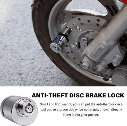 Cyclists Bicycle Disc Brake Lock Safety Anti-theft Electric Battery