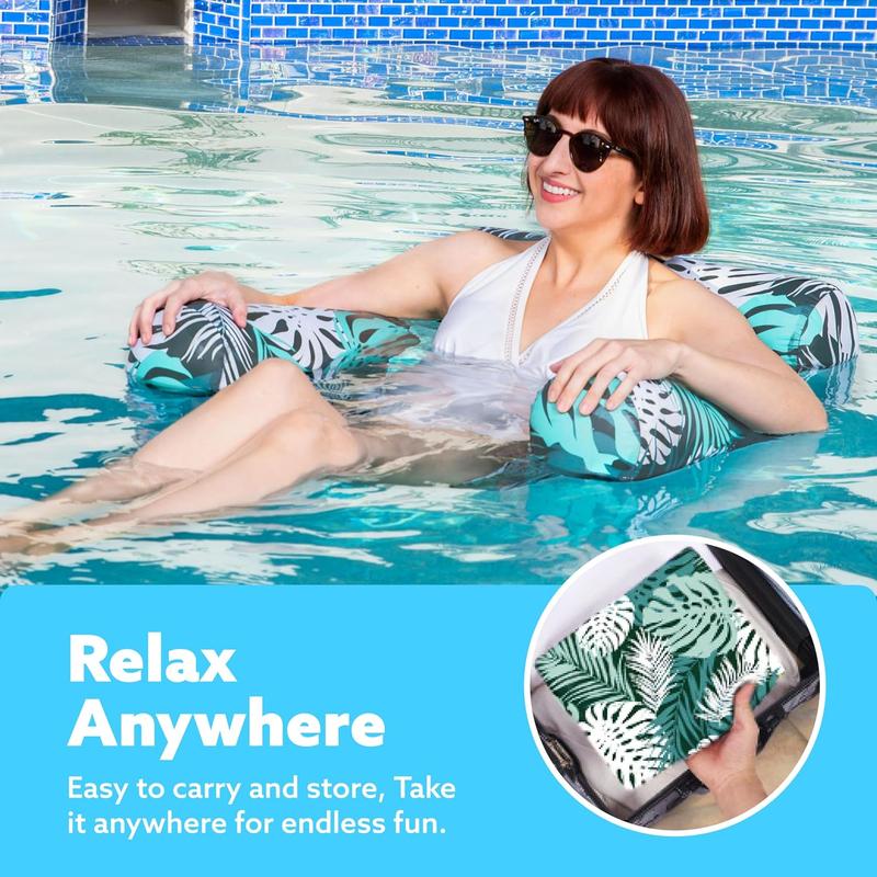 Inflatable Water Seat Amusement Lounger Floating Bed
