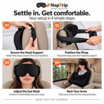NapTrip 3-in-1 Travel Sleep Set