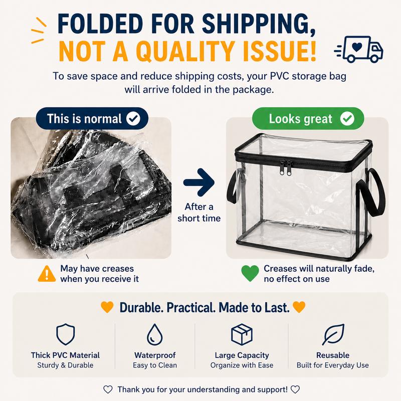 2- 1  Foldable Transparent Storage Boxes
