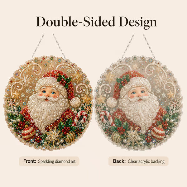 ✨ Diy Christmas Pearl Diamond Art Hanging Ornament Kit | Handmade Holiday Hanging Decor 🎅
