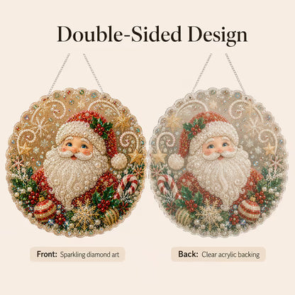 ✨ Diy Christmas Pearl Diamond Art Hanging Ornament Kit | Handmade Holiday Hanging Decor 🎅