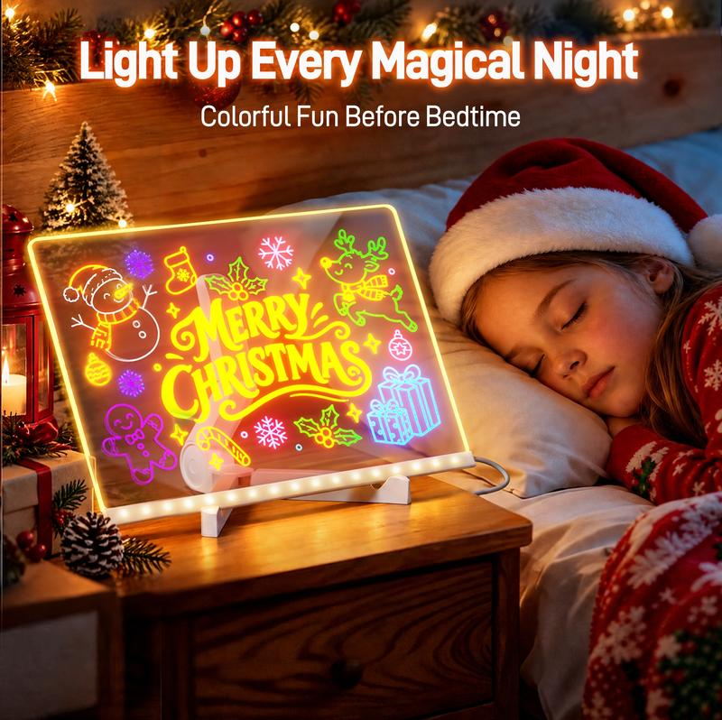 LED Drawing Board for Kids with Light Effects,