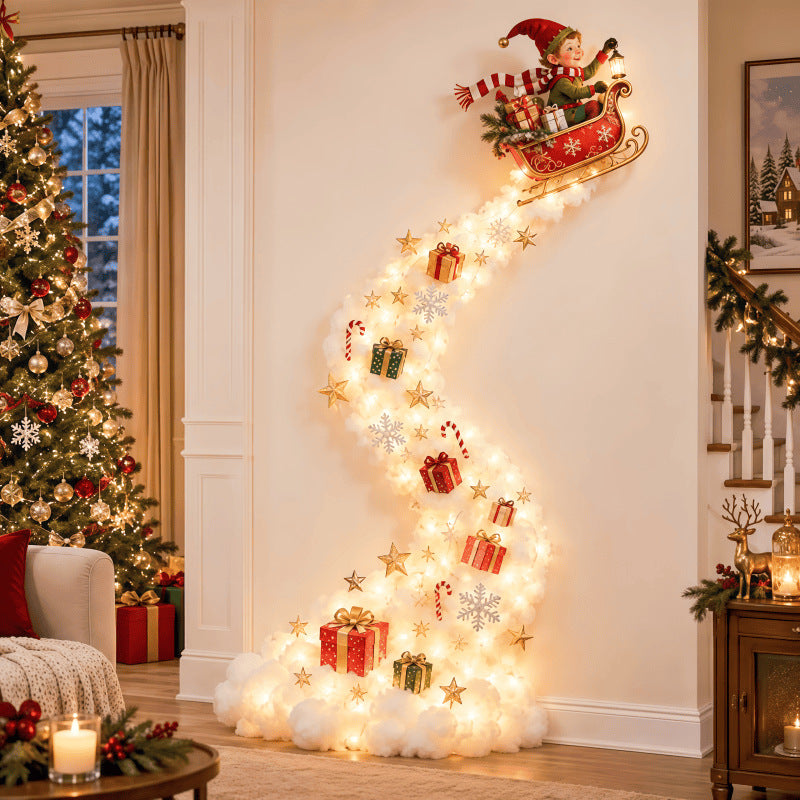 🔥Last Day 80% OFF 🎄Christmas Magic Trail Wall Light - A Little Christmas Magic, Right on Your Wall🎅