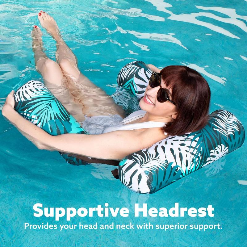 Inflatable Water Seat Amusement Lounger Floating Bed