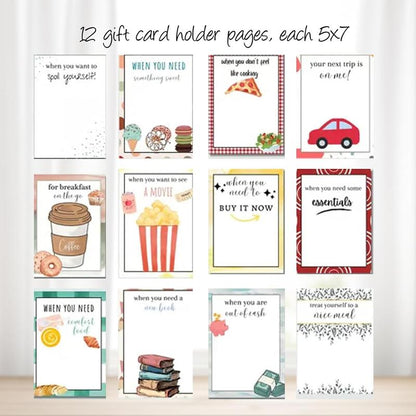 Christmas Gift Card Book