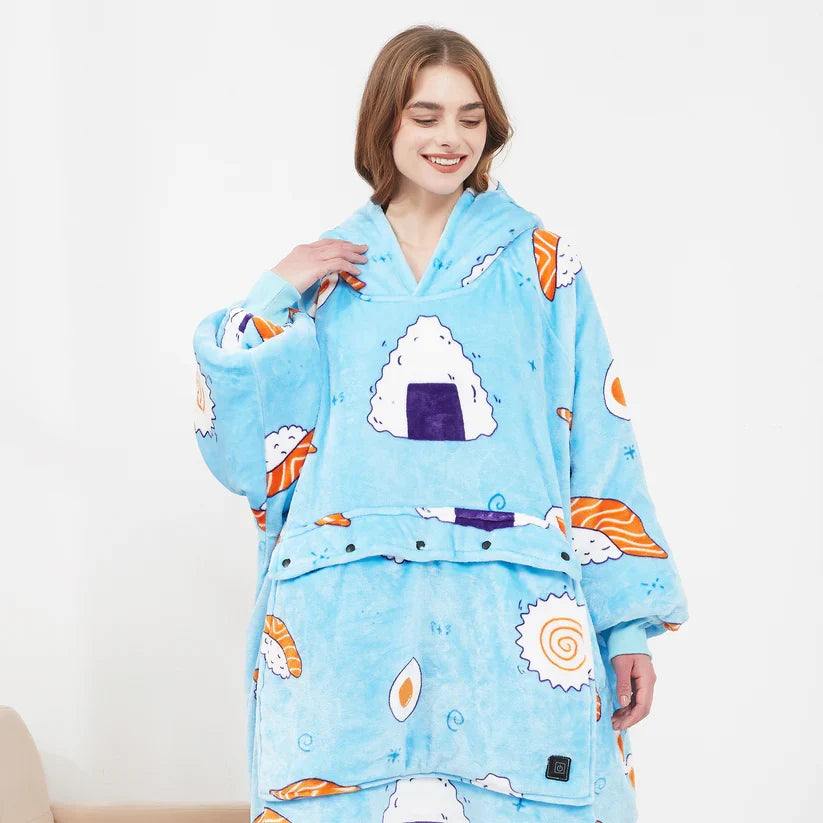 Heating Blanket Hooded Lazy Blanket