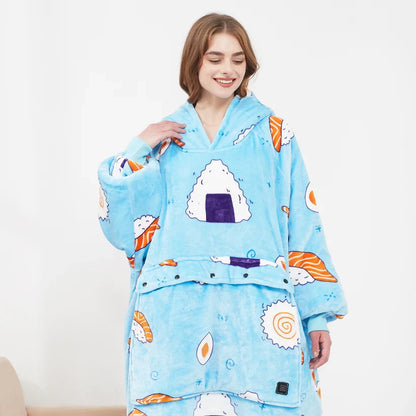 Heating Blanket Hooded Lazy Blanket