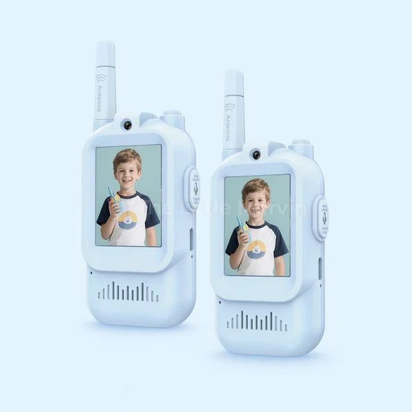 Kids Video Walkie Talkie Set (2-Pack) - Intercom with Camera & Screen