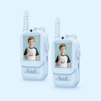 Kids Video Walkie Talkie Set (2-Pack) - Intercom with Camera & Screen