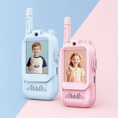 Kids Video Walkie Talkie Set (2-Pack) - Intercom with Camera & Screen