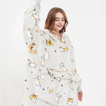 Heating Blanket Hooded Lazy Blanket