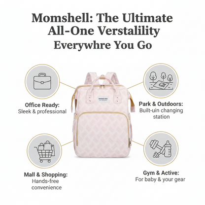 New Mummy Baby Crib Backpack Large Capacity Out Milk Insulated Bag Women