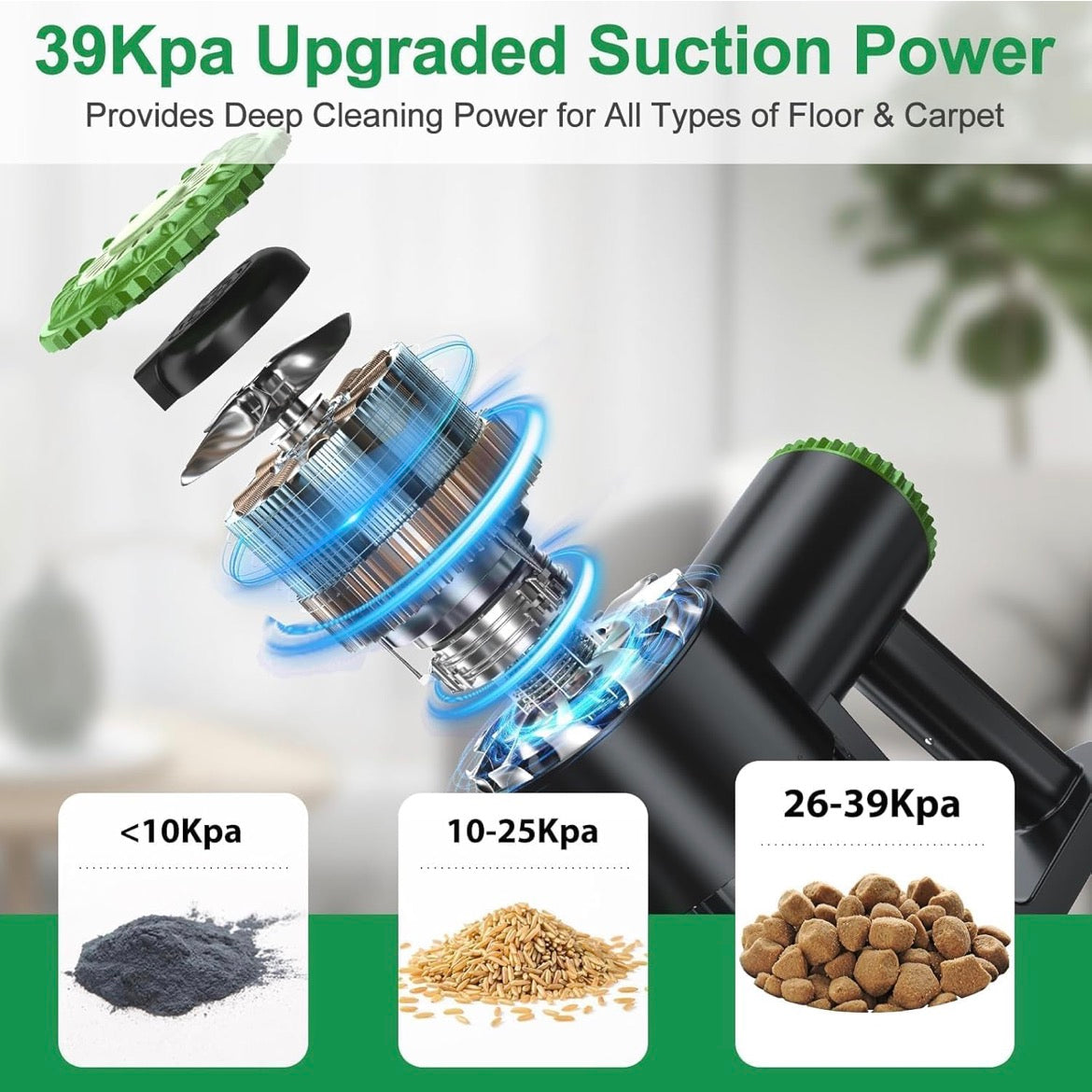 Handheld Wireless Vaccum Cleaner With Foldable Tube