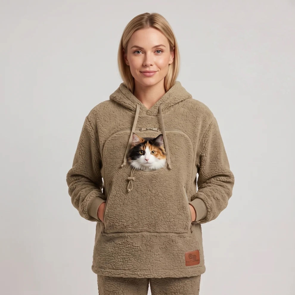 The Original Purr Pouch Cat Hoodie