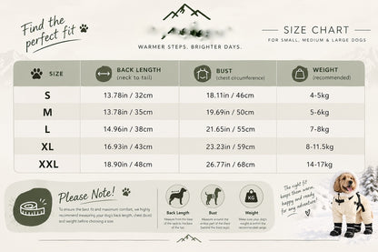 Cream Dog Snowsuit with Rugged Boots