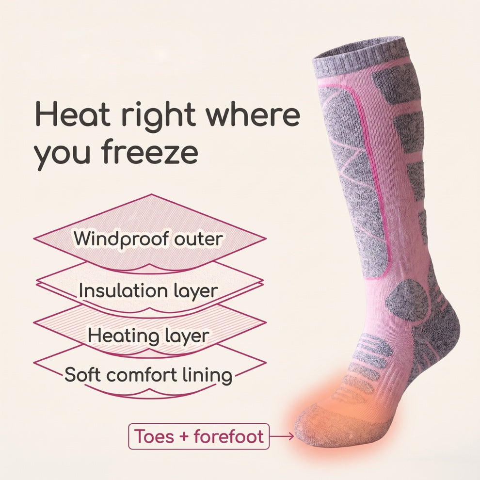 Heating Men's And Women Warm Socks