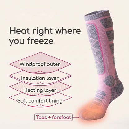 Heating Men's And Women Warm Socks
