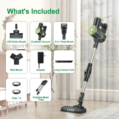 Handheld Wireless Vaccum Cleaner With Foldable Tube
