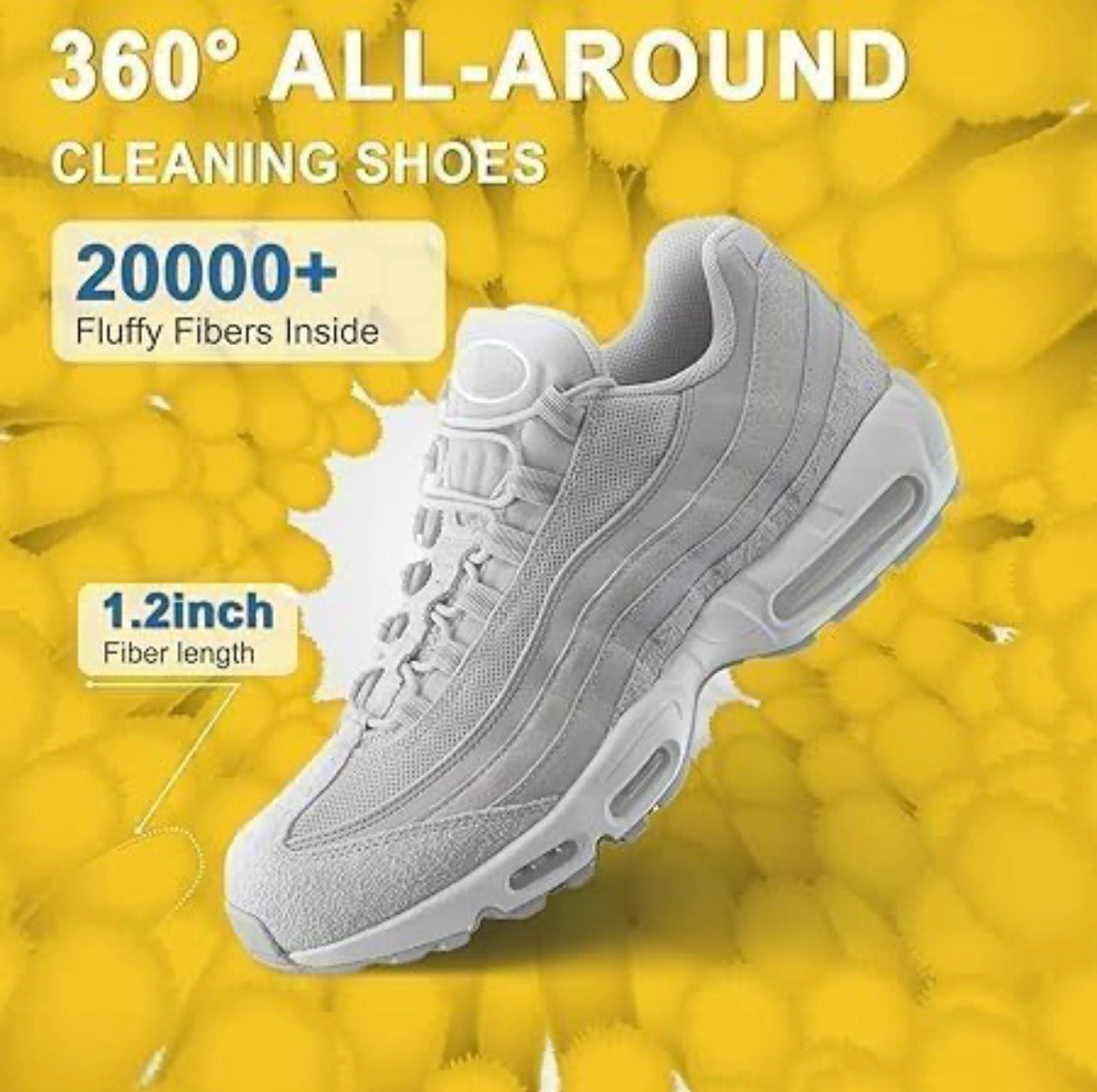 Shoe Washing Machine Bag Reusable Laundry Shoe Bag, 360° Deep Cleaning Sneaker Washing Bag