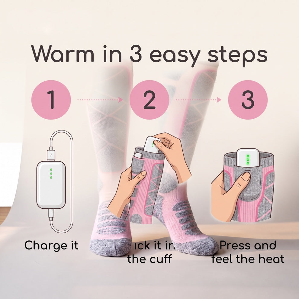 Heating Men's And Women Warm Socks
