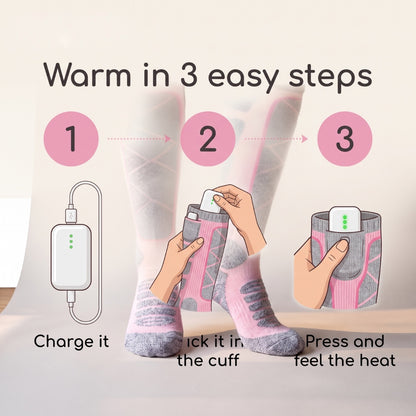 Heating Men's And Women Warm Socks