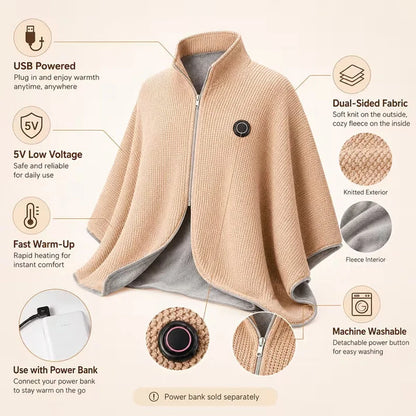 Cozy heated blenket