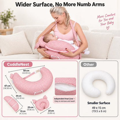 Reliefeed® Hands-Free Nursing Pillow