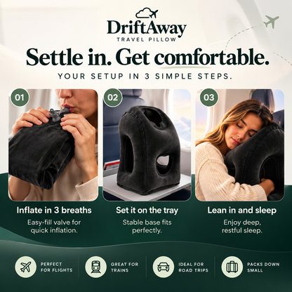 Portable Travel Inflatable Pillow