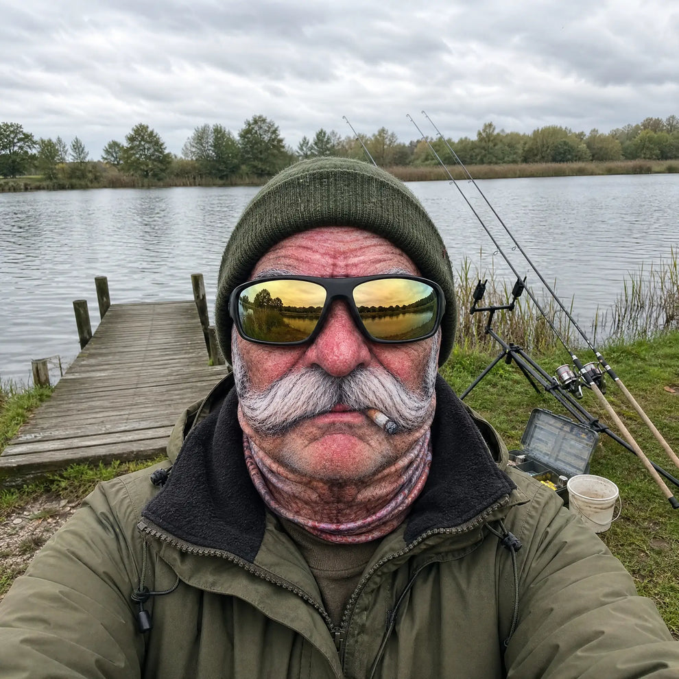 Funny Old Man Face Balaclava Mask, Dralon Thermal Fabric Winter Ski Mask, Warm Wind-Resistant Full Face Cover, Novelty Outdoor Headwear for Men & Women, Skiing, Cycling, Hiking & Winter Activities