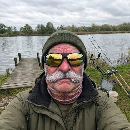 Funny Old Man Face Balaclava Mask, Dralon Thermal Fabric Winter Ski Mask, Warm Wind-Resistant Full Face Cover, Novelty Outdoor Headwear for Men & Women, Skiing, Cycling, Hiking & Winter Activities