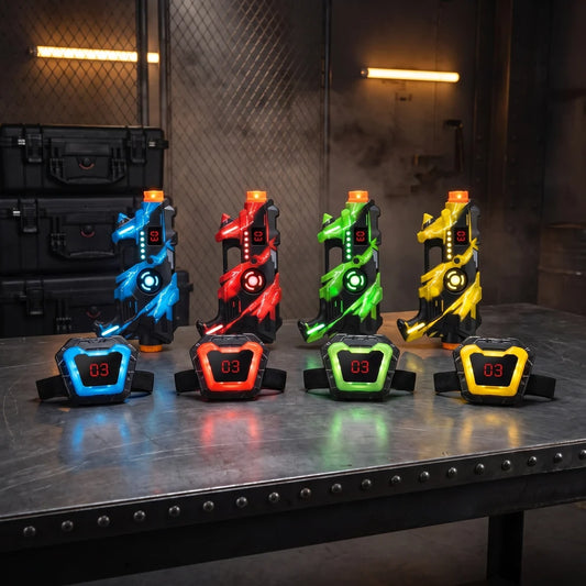 Interactive Laser Gun 4 Guns 4 Targets Digital