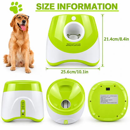 Automatic Dog Ball Launcher Toy + Free Tennis Balls 6