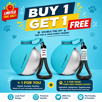Stainless Steel Dog Water Bottle