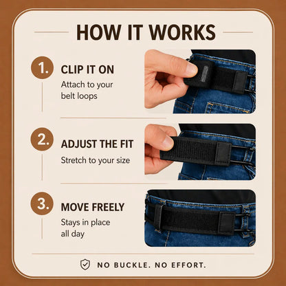 Adjustable Iron-hook Lazy Belt