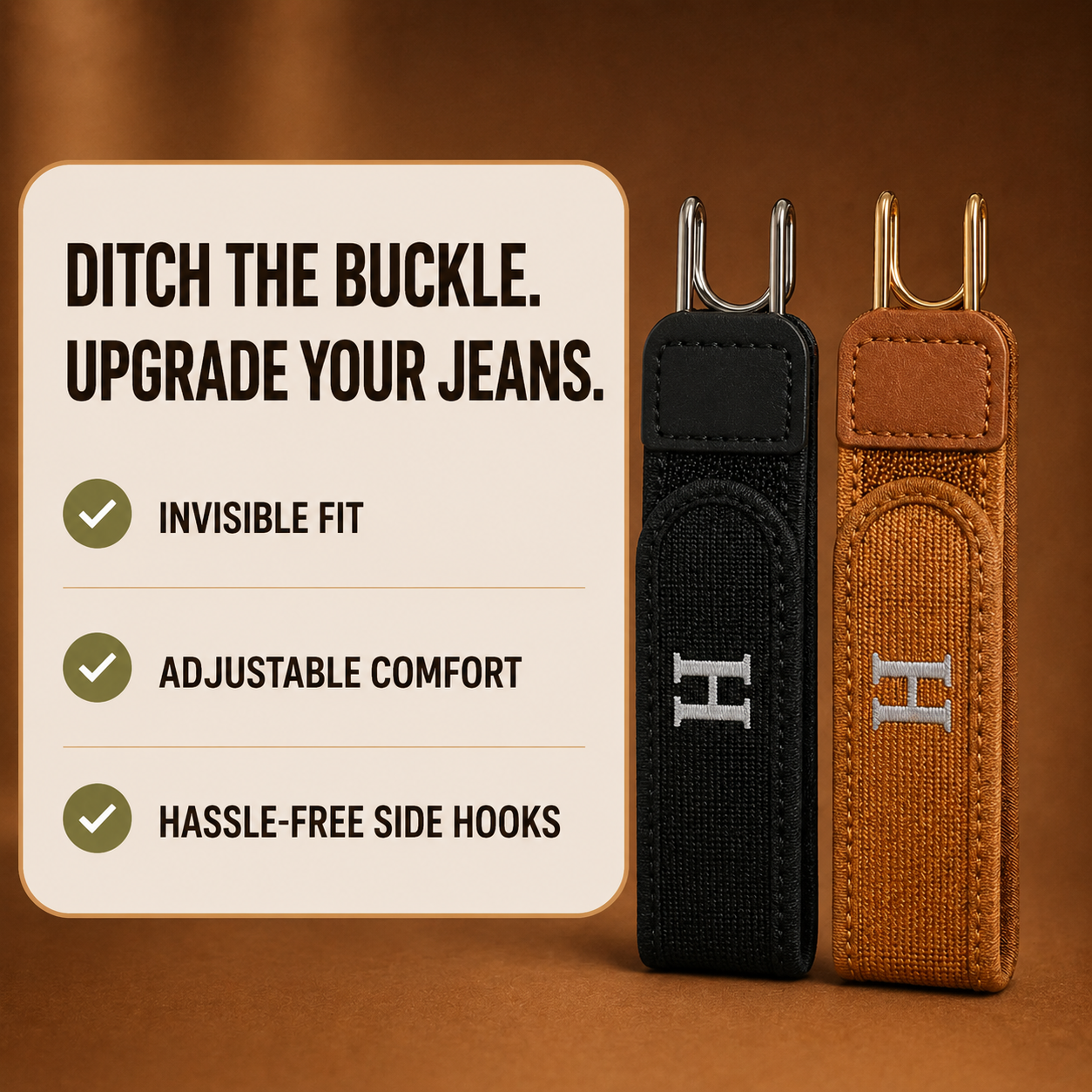 Adjustable Iron-hook Lazy Belt