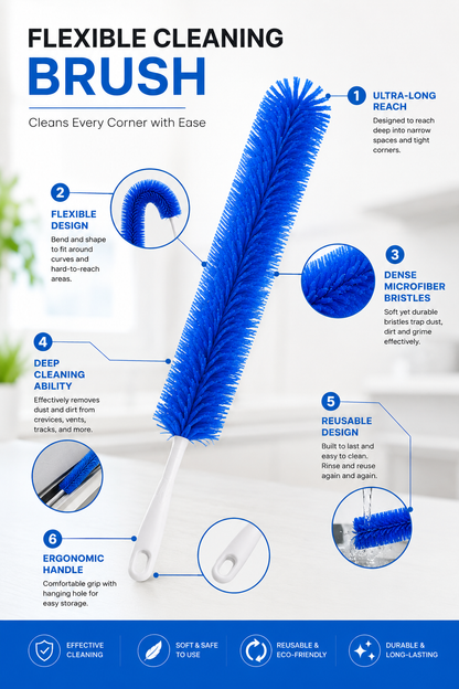 Fan Dusting Brush Multifunctional