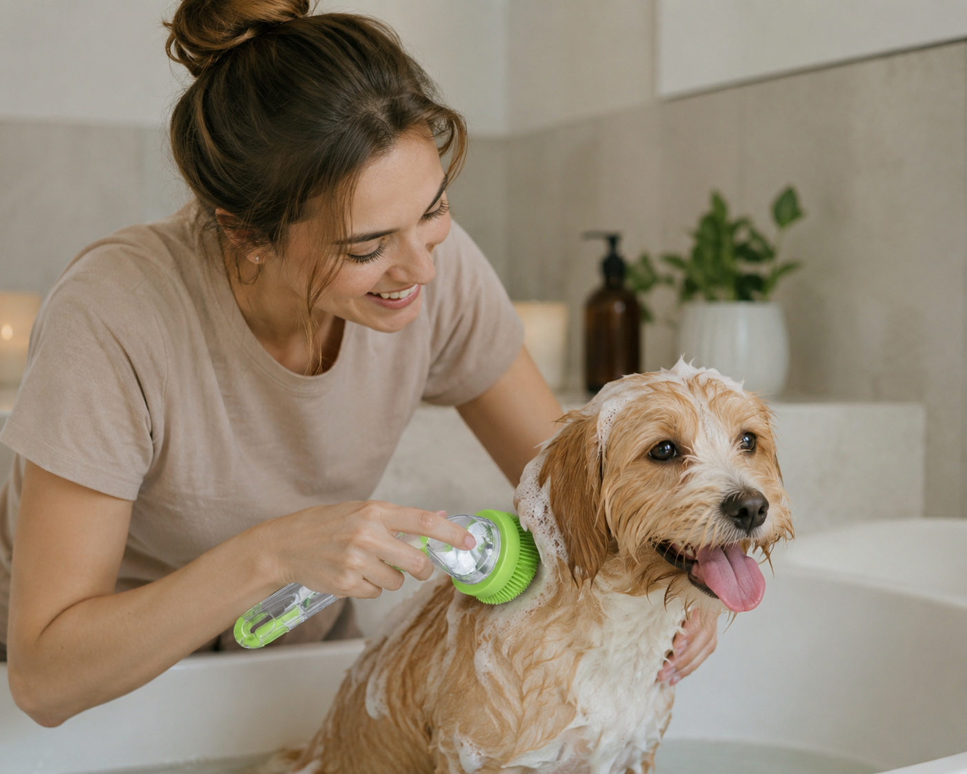 Silicone Pet Dog Bath Cat Pet Brush