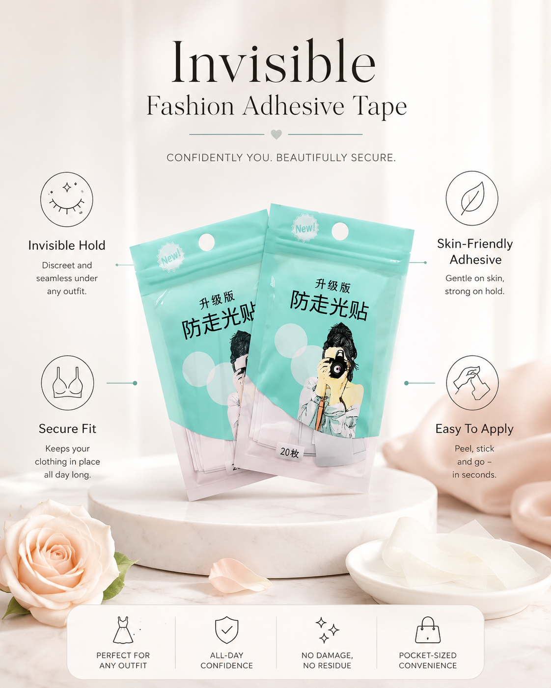 Fashion Transparent Double-sided Tape