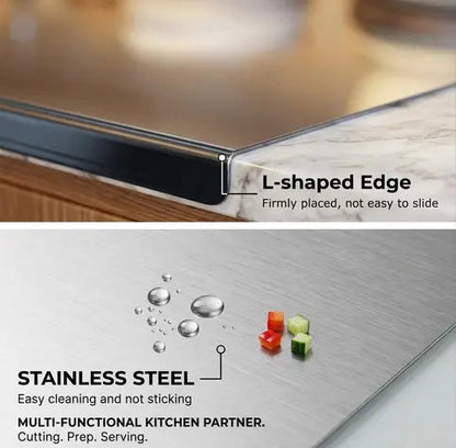 Stainless Steel Kitchen Cutting Board 40x30cm