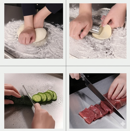 Stainless Steel Kitchen Cutting Board 40x30cm