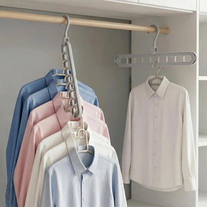 9-hole Clothes Hanger Organizer Space Saving Hanger
