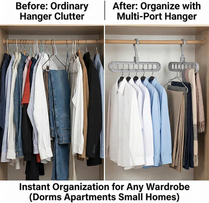 9-hole Clothes Hanger Organizer Space Saving Hanger